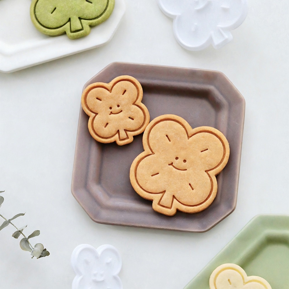 Kitchen Appliances For Baking - Lucky Four-Leaf Clover Cookie Cutters Biscuit