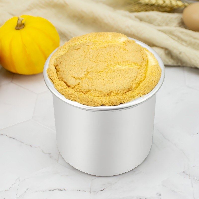 Kitchen Baking Tins - Solid Bottom Chiffon Cake Mold Aluminum