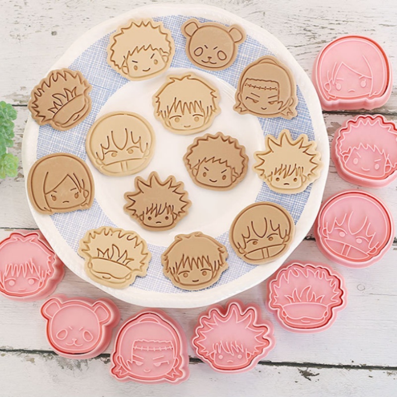 8pcs Jujutsu Kaisen Cake Cooki - Kitchen Baking Gifts ulasan dan harga