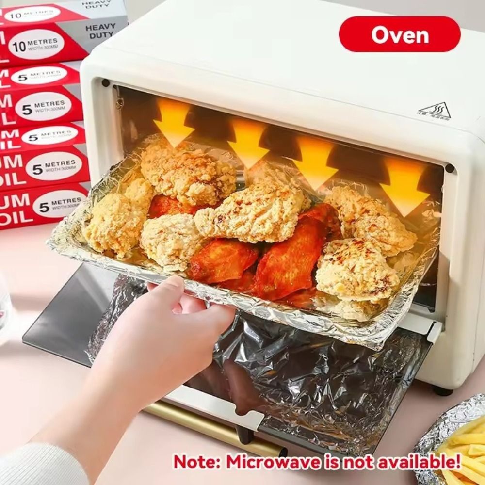 Disposable Tin Foil Paper Kitc - Kitchen Baking Tins ulasan dan harga