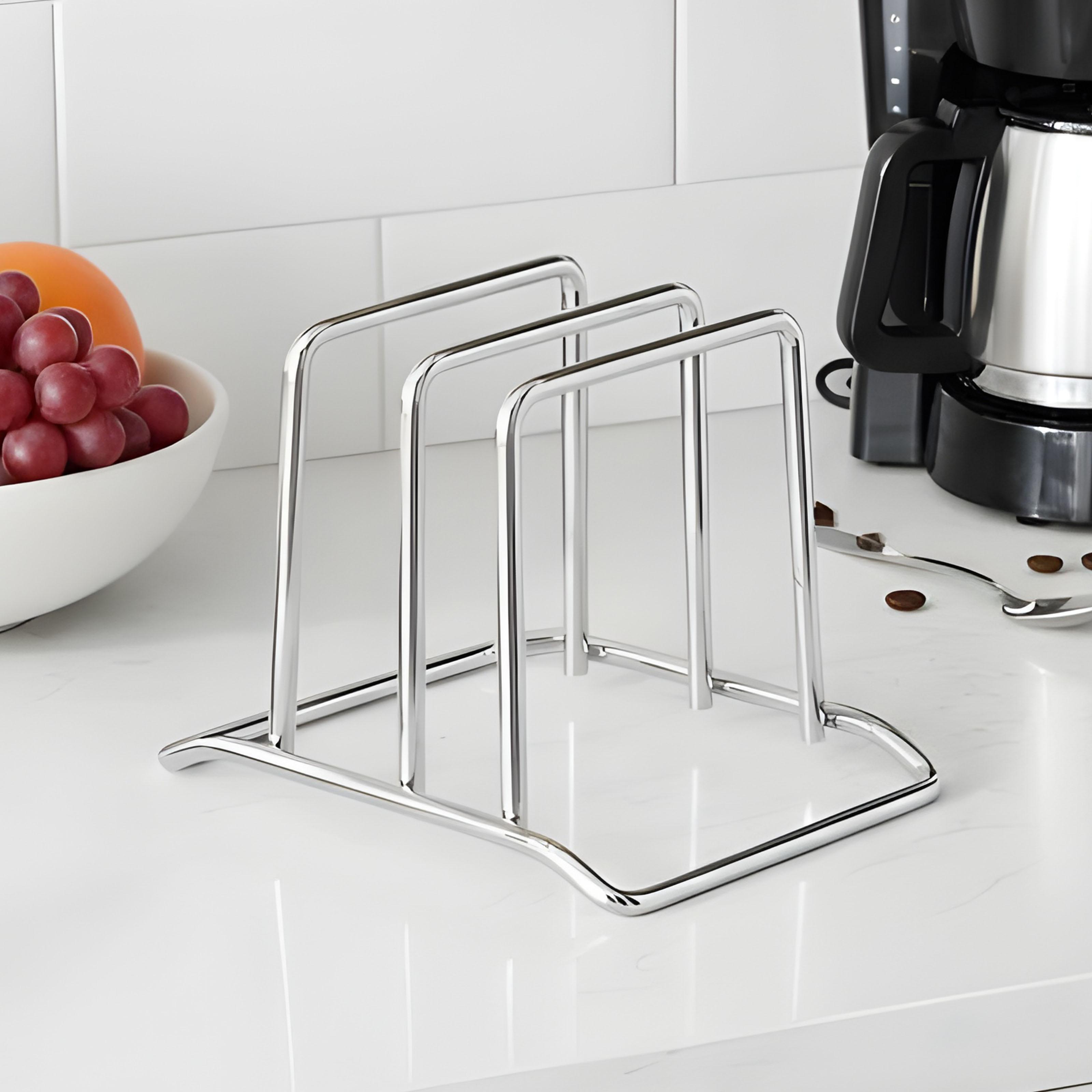 Cutting Board Holder Stainless - Kitchen Cabinet Baking Organizer ulasan dan harga