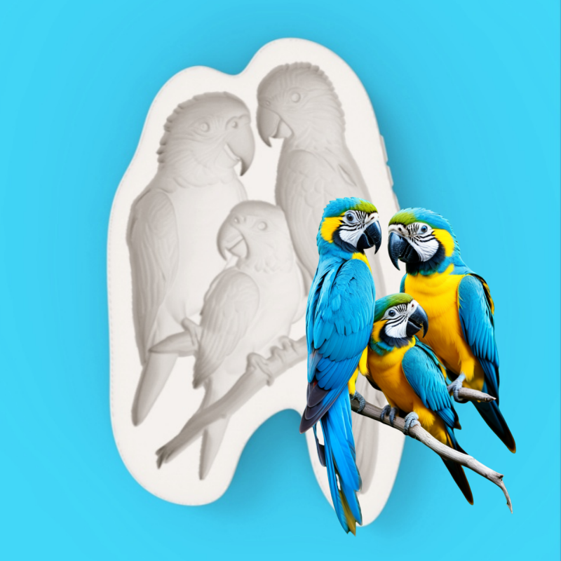 Macaw Family Silicone Baking M - Silicone Cake Mold ulasan dan harga