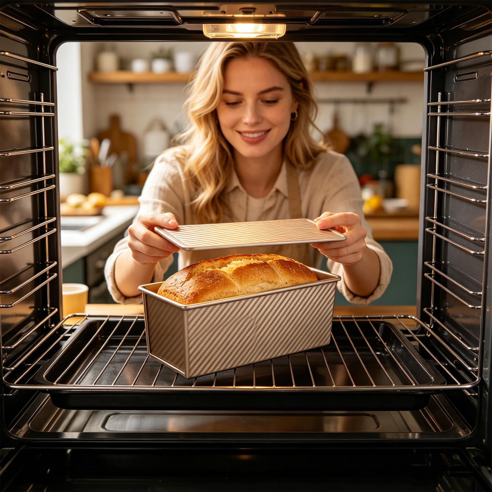Bread Baking Pan Corrugated Ca - Kitchen Baking Tins ulasan dan harga
