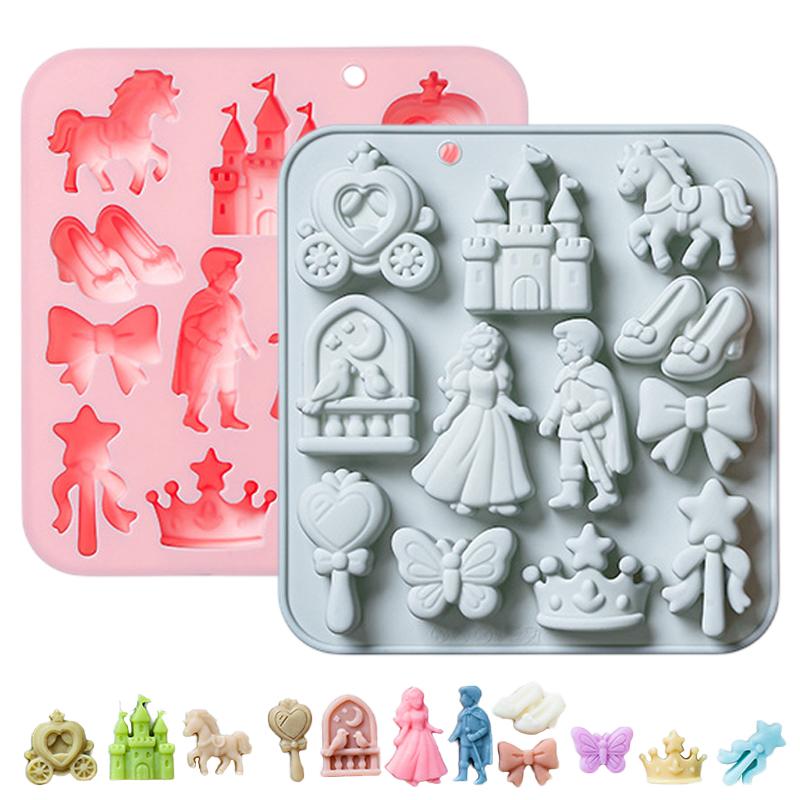 12 Cavity Prince, Princess Sil - Silicone Cake Mold ulasan dan harga