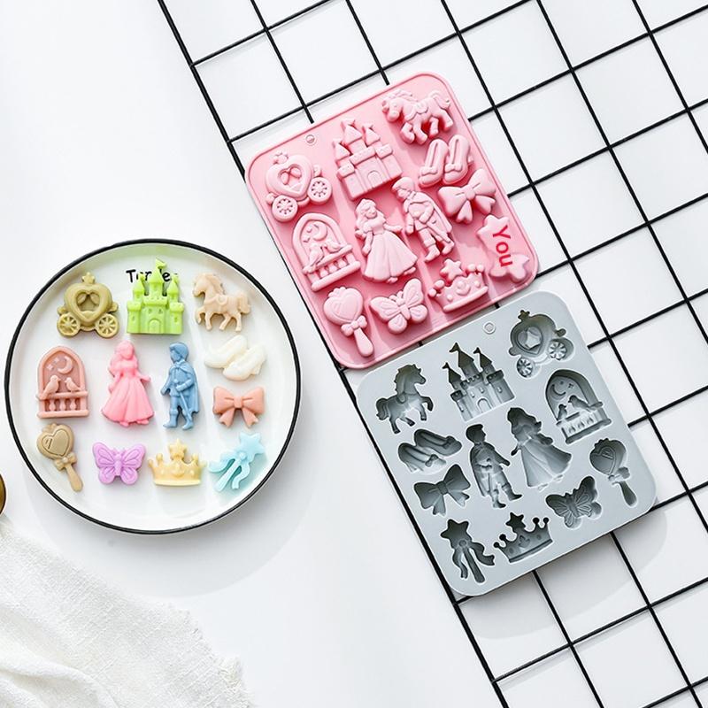 12 Cavity Prince, Princess Sil - Silicone Cake Mold ulasan dan harga