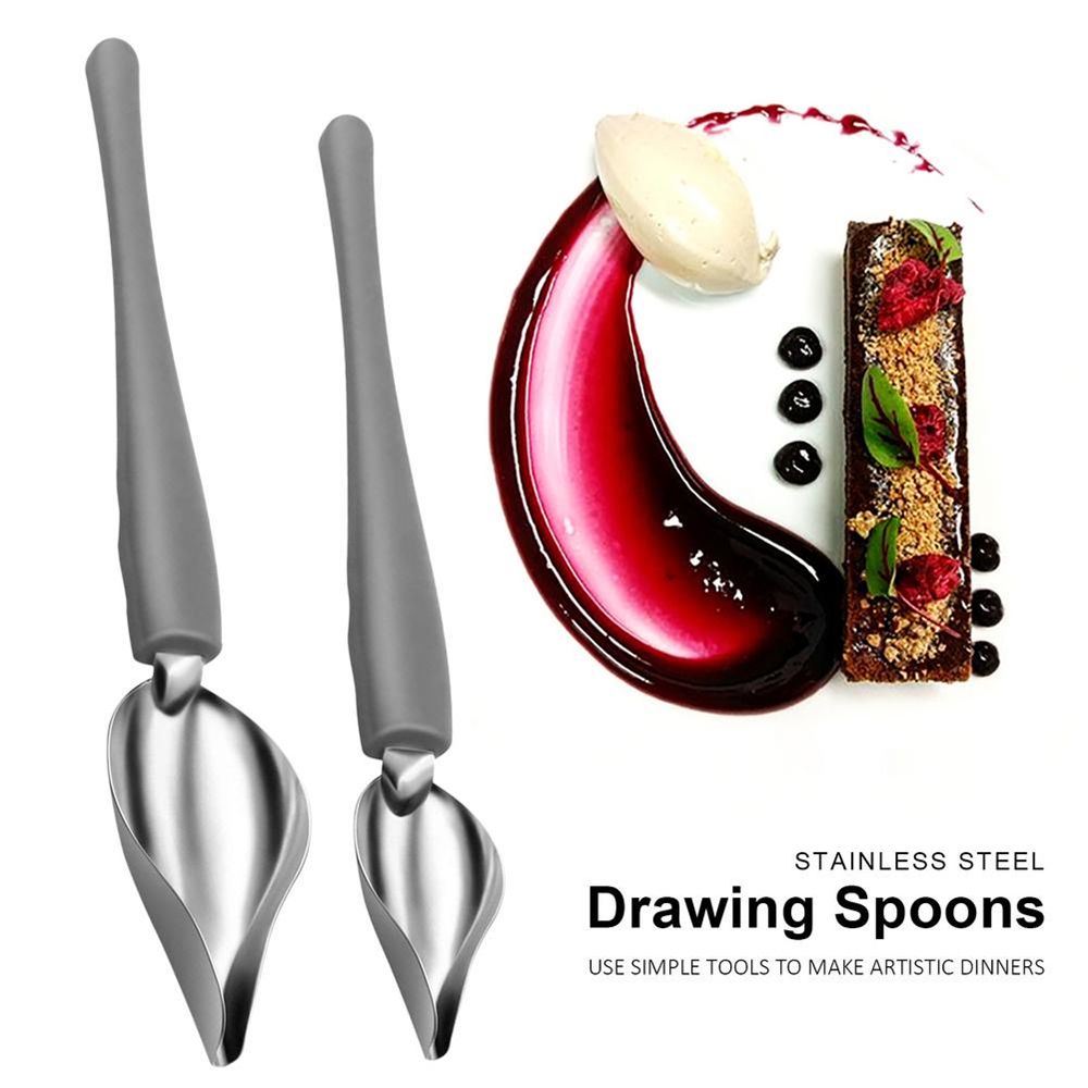 Steel Painting Pencil Spoon Sa - Kitchen Baking Drawing ulasan dan harga