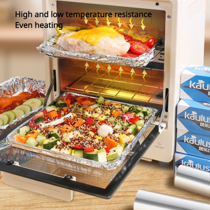 Zackoo 10/20/40M Aluminium Foi - Kitchen Baking Tins ulasan dan harga