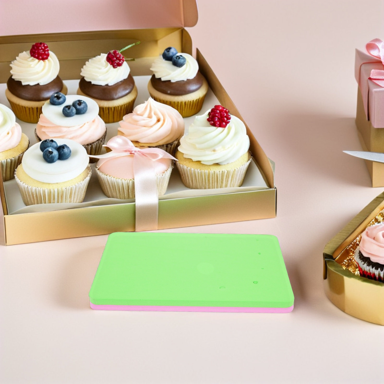 3Pcs Fondant Cake Modeling Pad - Kitchen Accessories For Baking ulasan dan harga