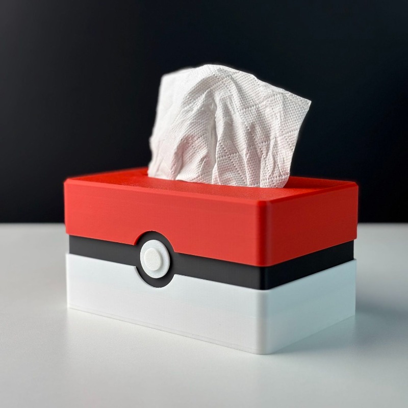 Cartoon Poke  Ball Tissue Box  - Kitchen Baking Gifts ulasan dan harga