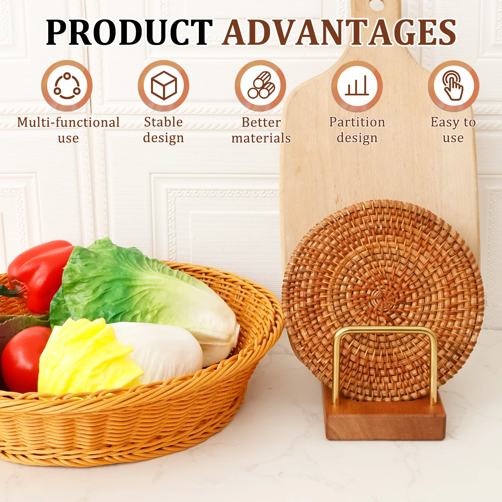 Pot Lid Rack Cutting Board Org - Kitchen Cabinet Baking Organizer ulasan dan harga