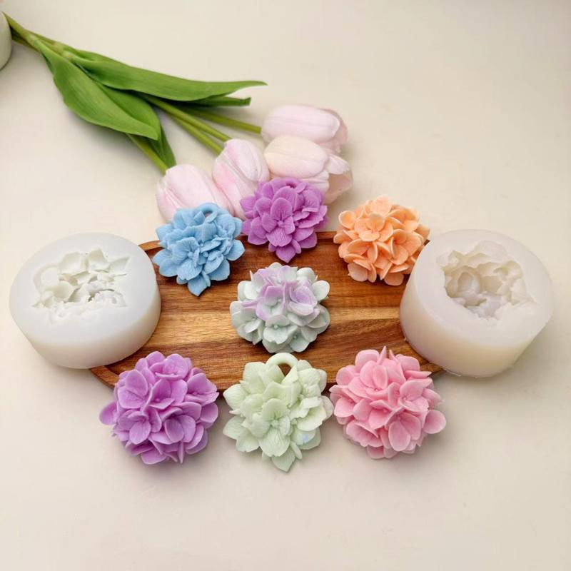 ●Hydrangea Flower Silicone Mol - Kitchen Appliances For Baking ulasan dan harga