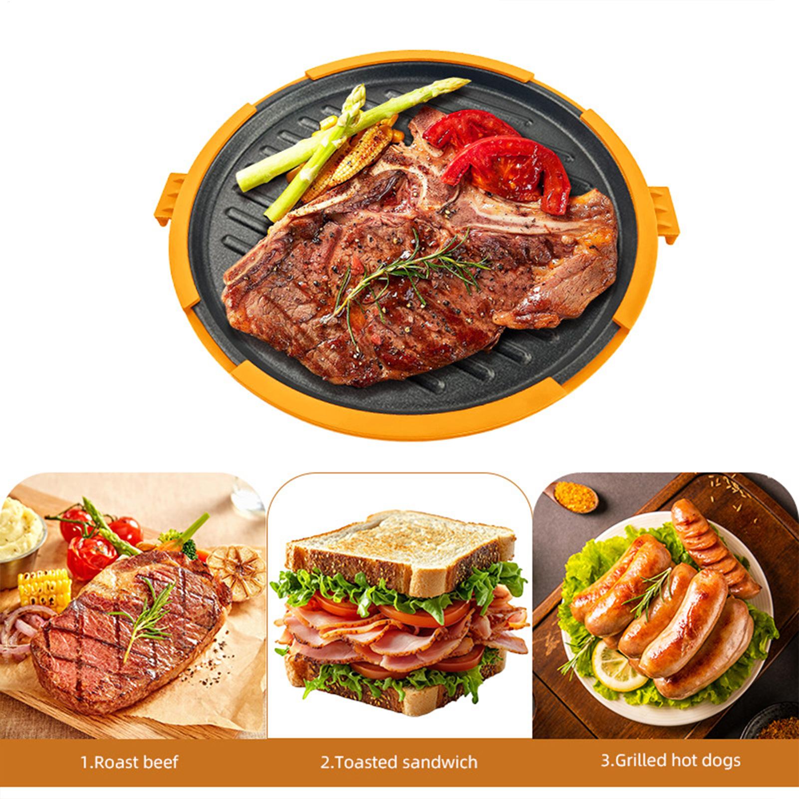 Microwave Grill Pan Quick-Heat - Kitchen Baking Pan ulasan dan harga