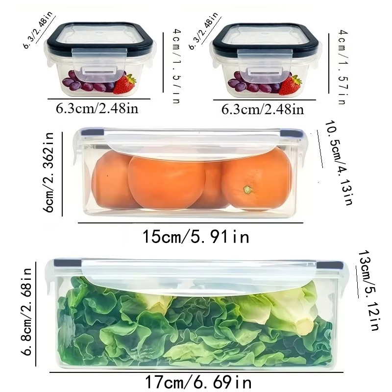 8Pcs Set Includes 4 Containers - Kitchen Baking Tins ulasan dan harga