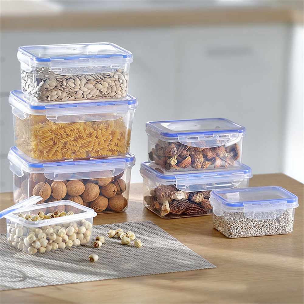 1/4pack Food Storage Container - Kitchen Baking Tins ulasan dan harga