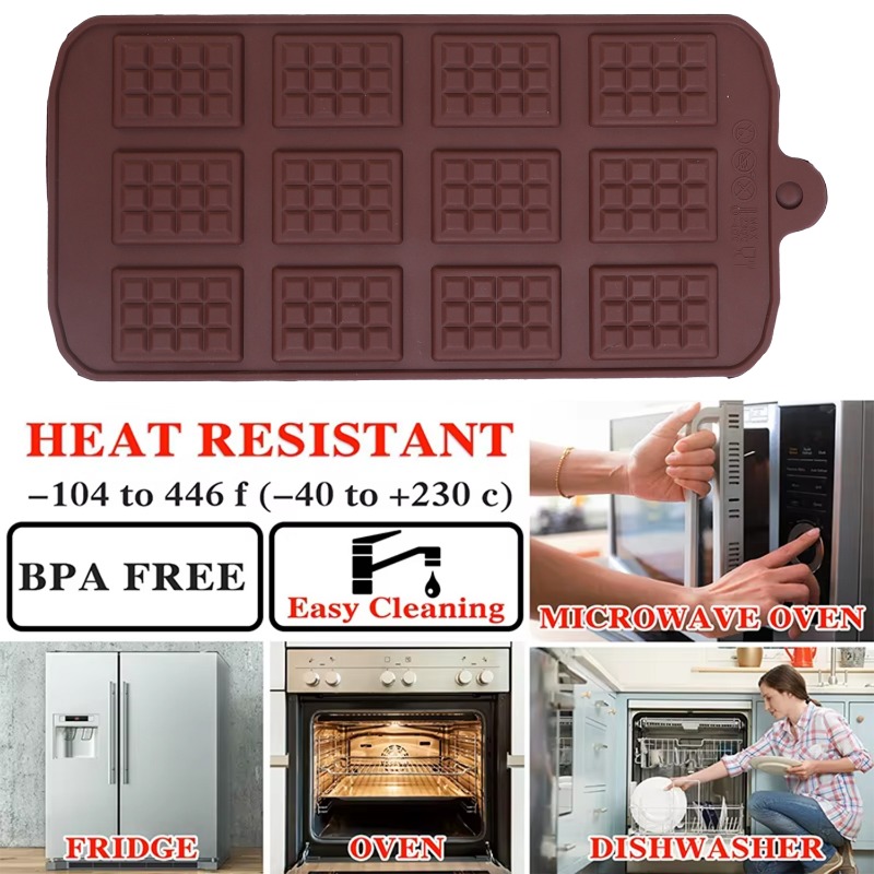 Silicone Chocolate Mold 12 Eve - Kitchen Accessories For Baking ulasan dan harga