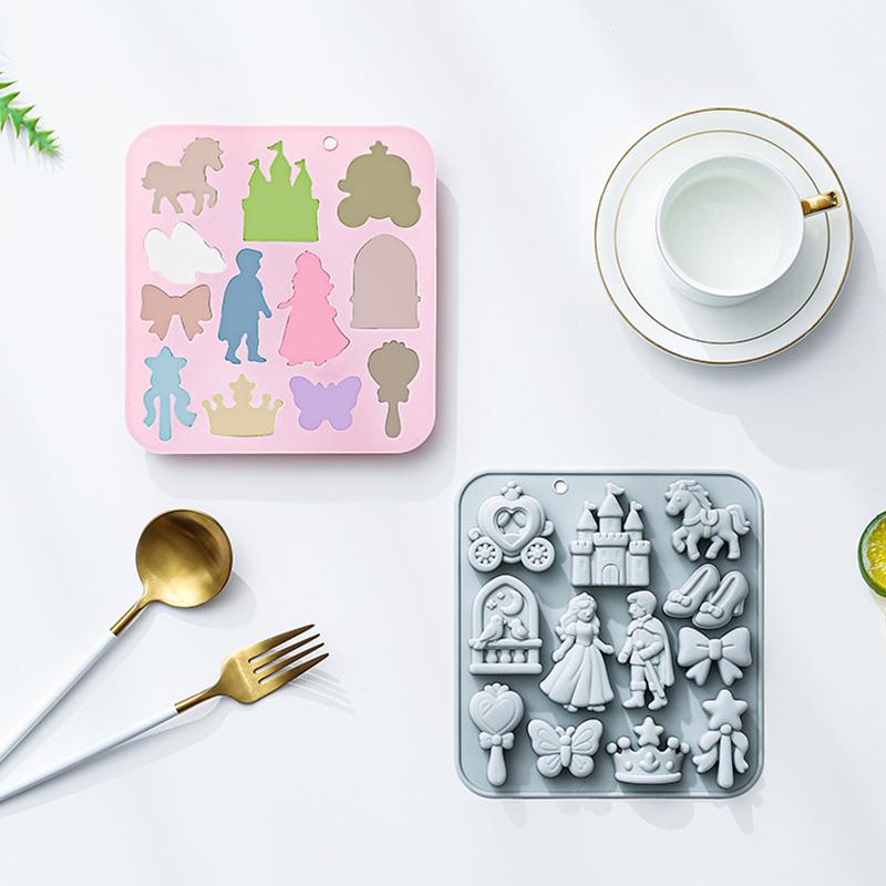 12 Cavity 3D Bow Castle Horse  - Silicone Cake Mold ulasan dan harga