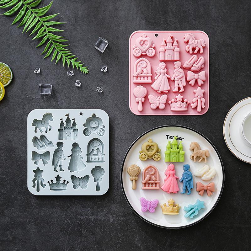 12 Cavity 3D Bow Castle Horse  - Silicone Cake Mold ulasan dan harga
