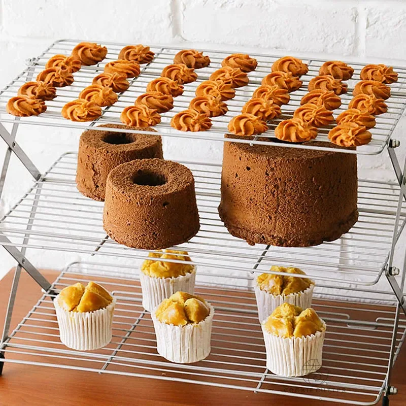 Foldable Multi-Layer Cake Cool - Kitchen Accessories For Baking ulasan dan harga
