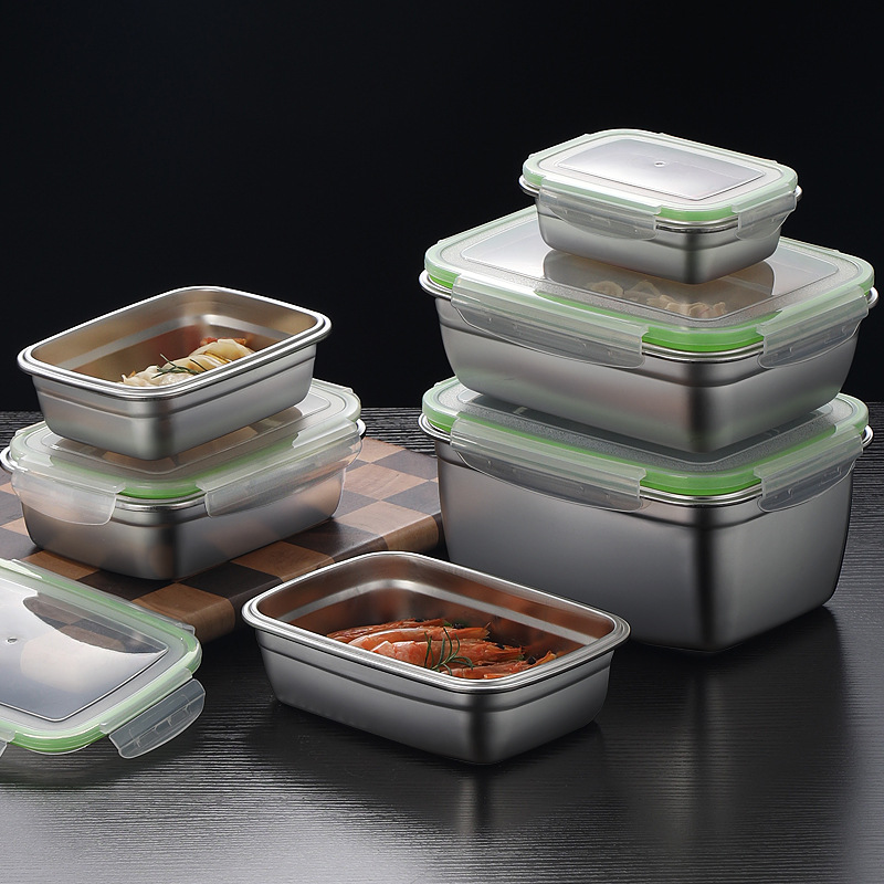 304 Stainless Steel Lunch Box  - Kitchen Baking Tins ulasan dan harga