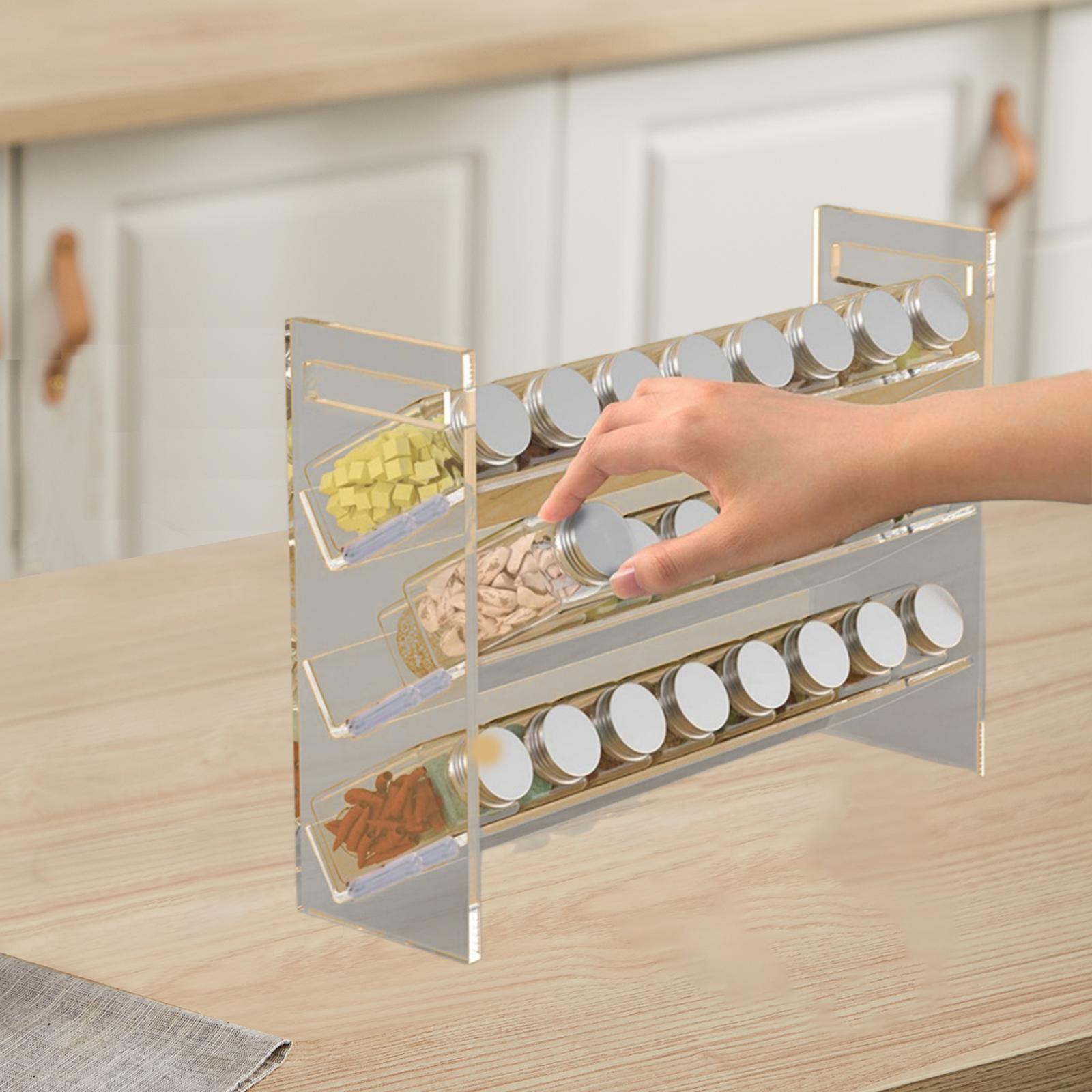Acrylic Spice Rack Dessert She - Kitchen Cabinet Baking Organizer ulasan dan harga