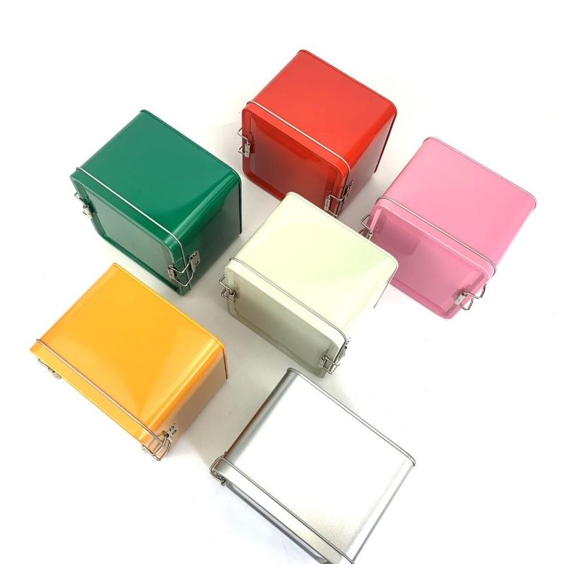 Square Tinplate Cookie Tins Bo - Kitchen Baking Tins ulasan dan harga