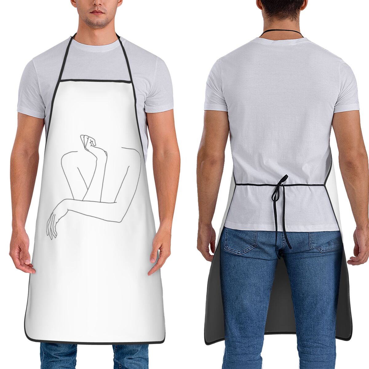 Folded Arms Line Drawing - Ann - Kitchen Baking Drawing ulasan dan harga