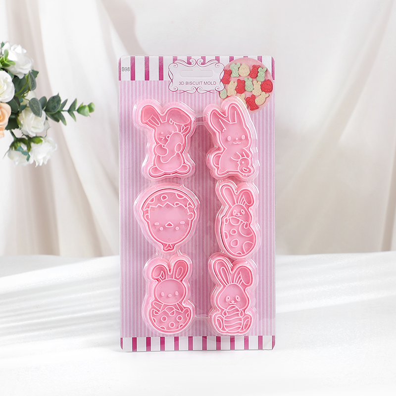 6pcs/Set Easter Bunny Cookie C - Kitchen Accessories For Baking ulasan dan harga