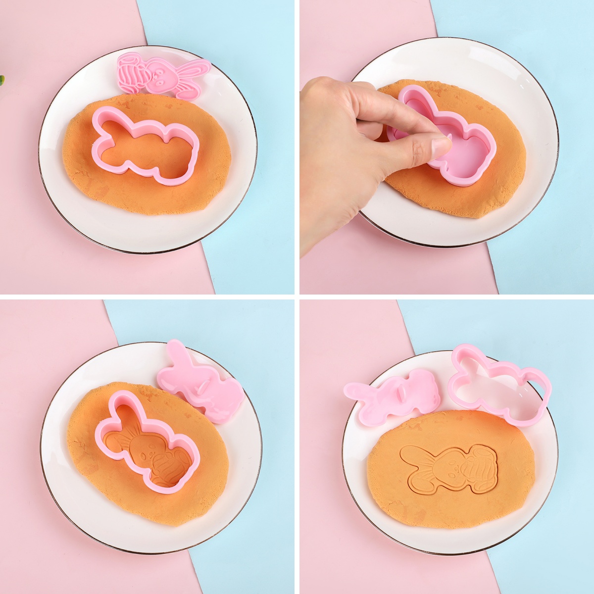 6pcs/Set Easter Bunny Cookie C - Kitchen Accessories For Baking ulasan dan harga