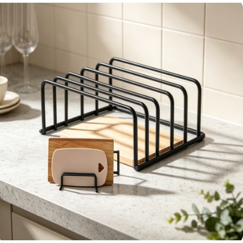 Kitchen Cutting Board Storage  - Kitchen Cabinet Baking Organizer ulasan dan harga