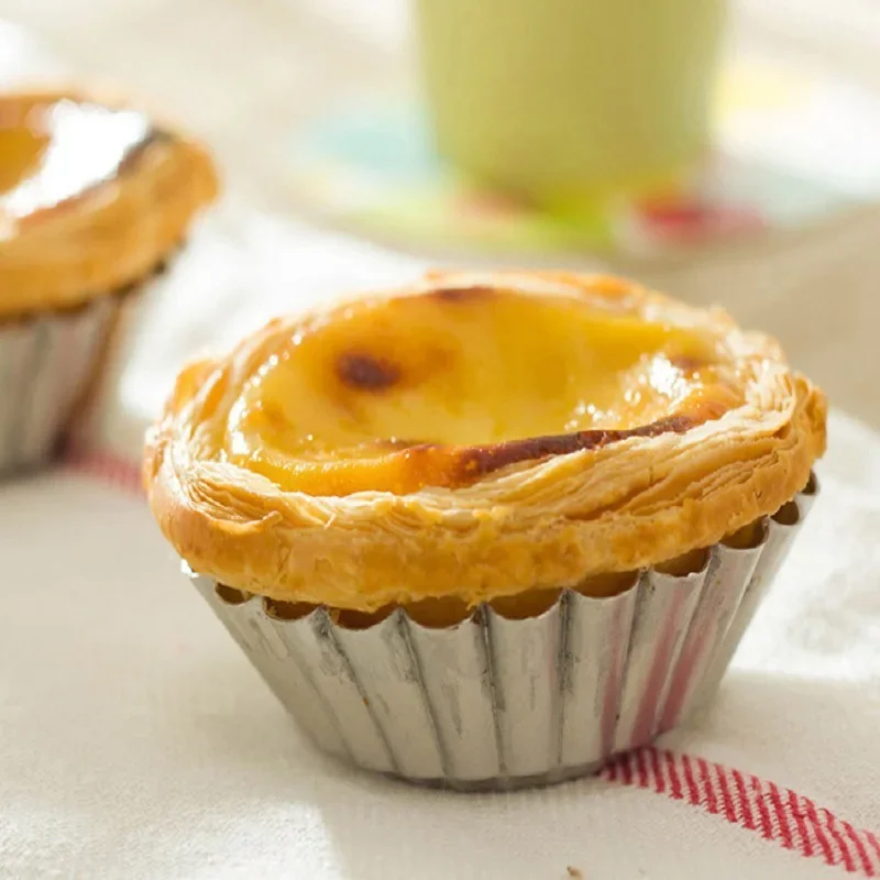 Aluminum 7cm Egg Tart Molds St - Kitchen Baking Tins ulasan dan harga