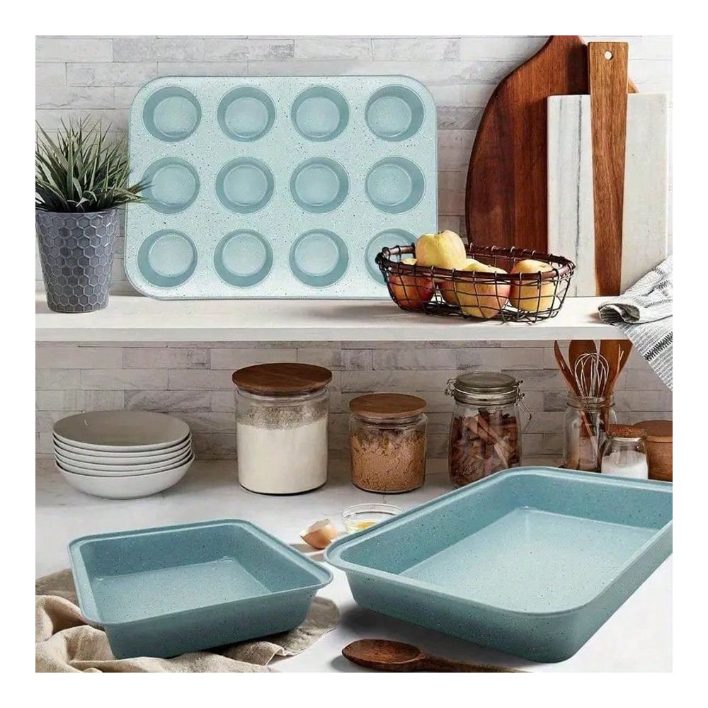 10 Piece Bakeware Set, NonStic - Kitchen Accessories For Baking ulasan dan harga