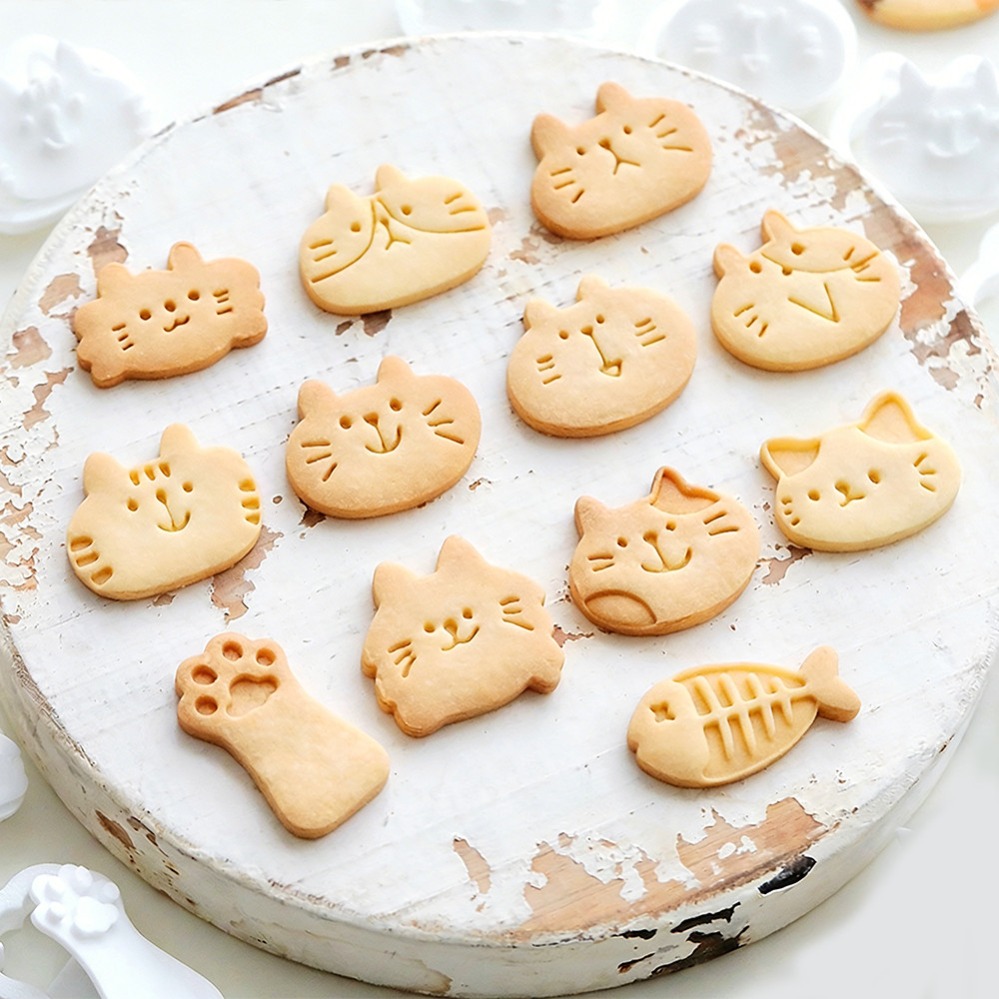 Cute Kitten DIY Stamp Cookie C - Kitchen Appliances For Baking ulasan dan harga