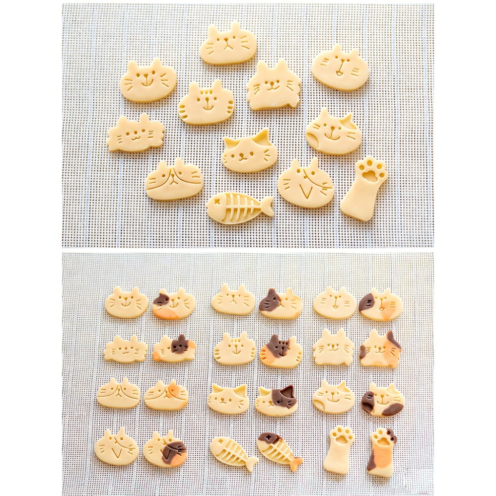 Cute Kitten DIY Stamp Cookie C - Kitchen Appliances For Baking ulasan dan harga