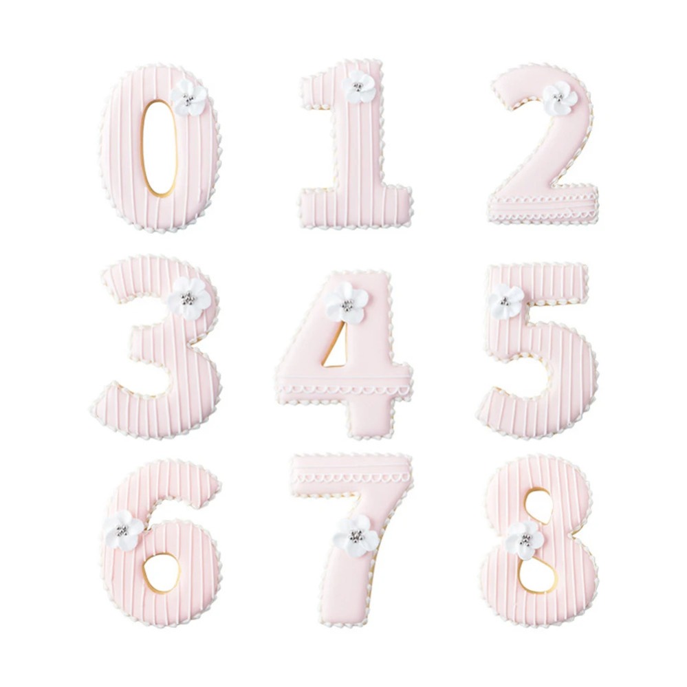 Large Numbers Cookie Cutters B - Kitchen Appliances For Baking ulasan dan harga