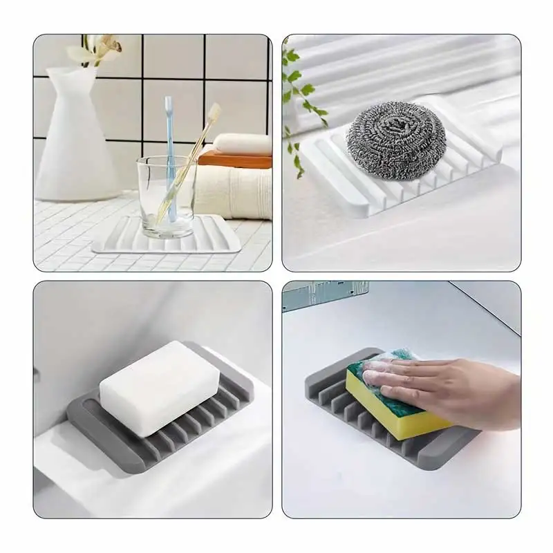 New 1PC Silicone Draining Soap - Kitchen Baking Tins ulasan dan harga