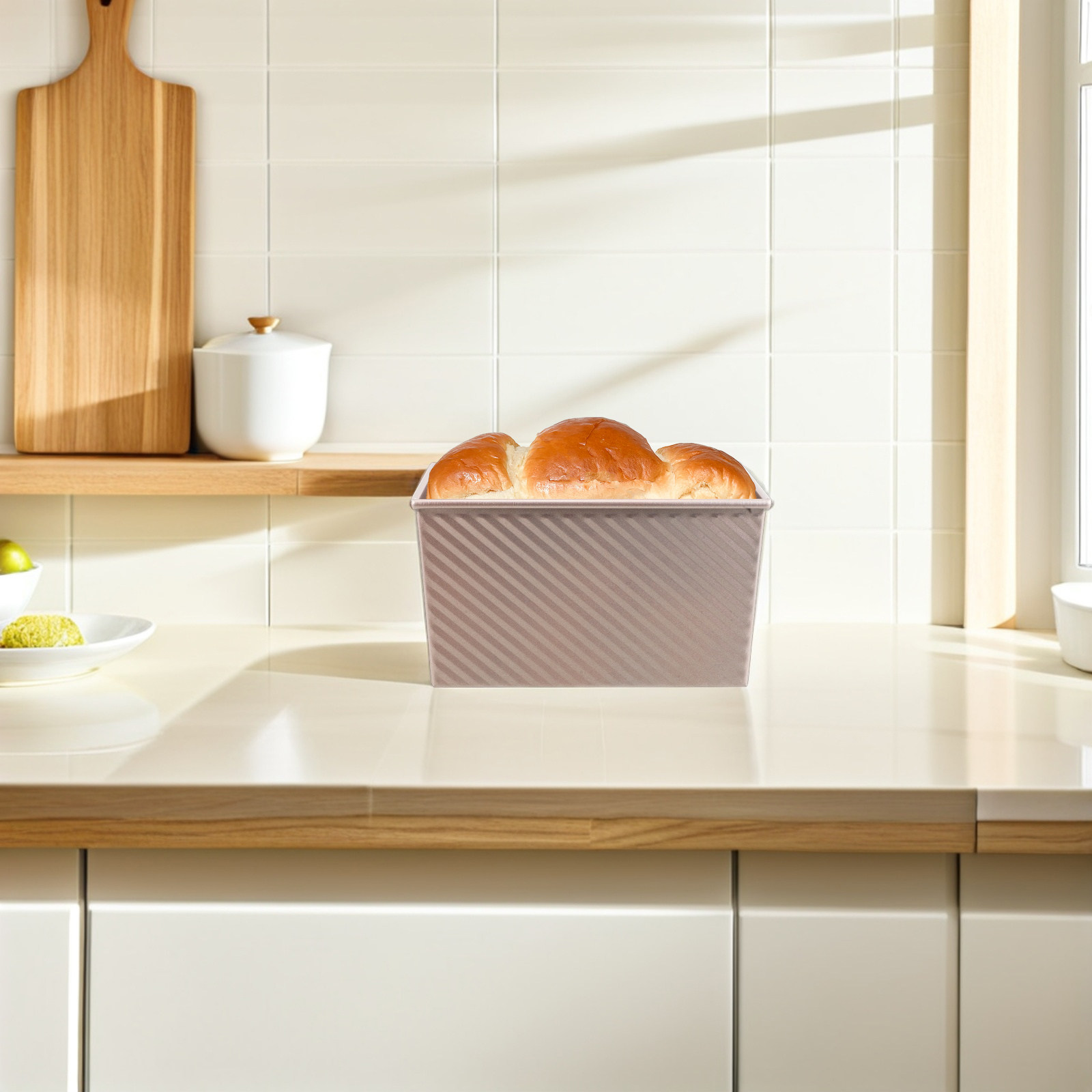 Non-Stick Rectangular Toast Pa - Kitchen Baking Pan ulasan dan harga