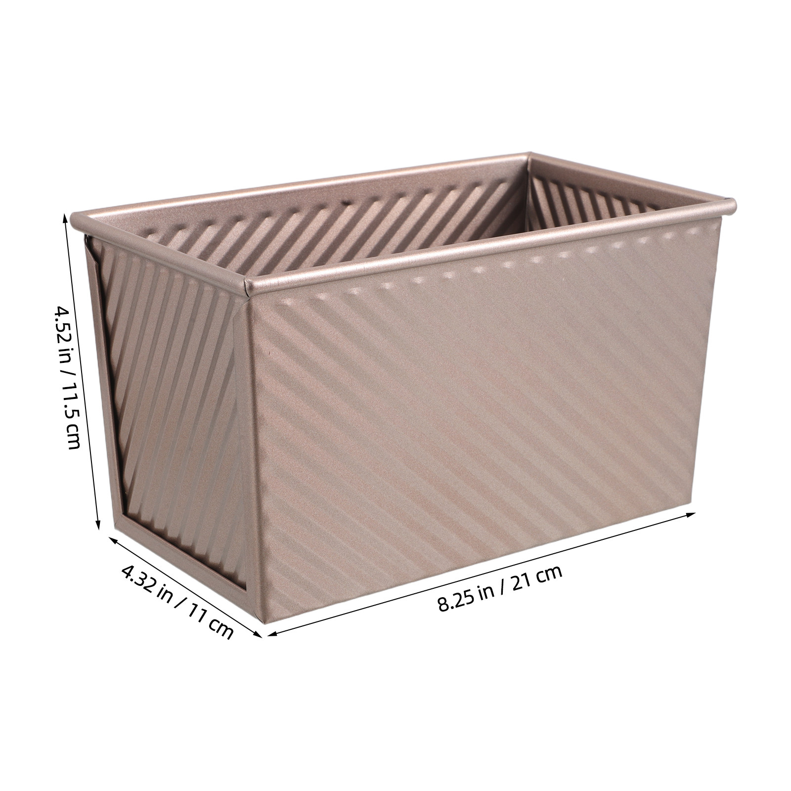 Non-Stick Rectangular Toast Pa - Kitchen Baking Pan ulasan dan harga
