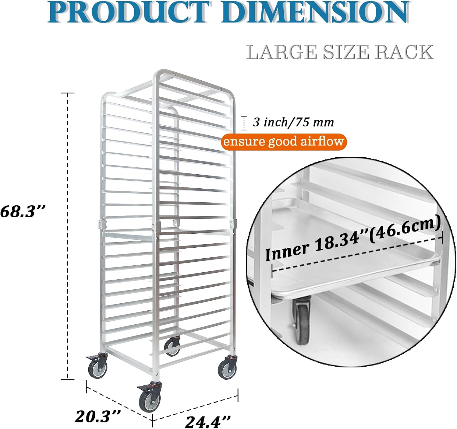 Commercial 20 Tier Stainless S - Kitchen Baking Pan ulasan dan harga