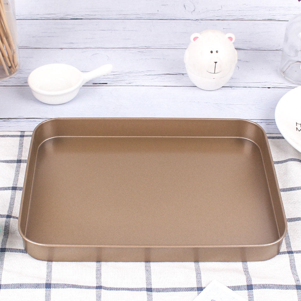 Carbon Steel Rectangular Cake  - Kitchen Baking Pan ulasan dan harga