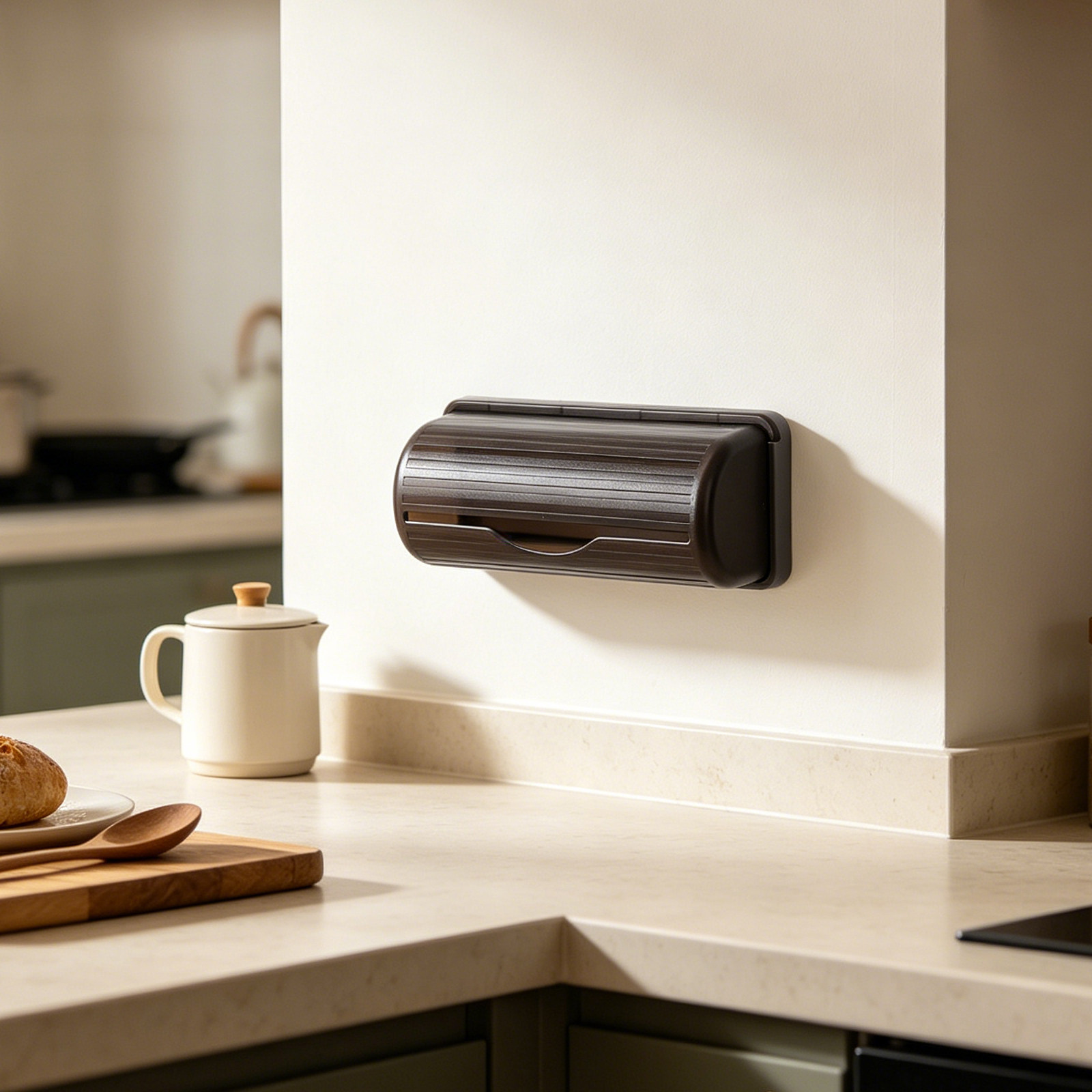 Wall Mounted Trash Bag Holder  - Kitchen Baking Tins ulasan dan harga